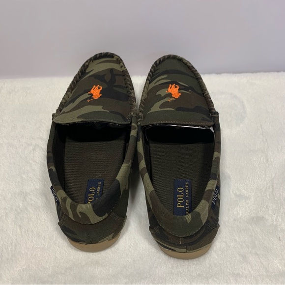 Polo Ralph Lauren Camouflage Men's Shoes Moccasins Slippers size 11 New - Picture 3 of 10